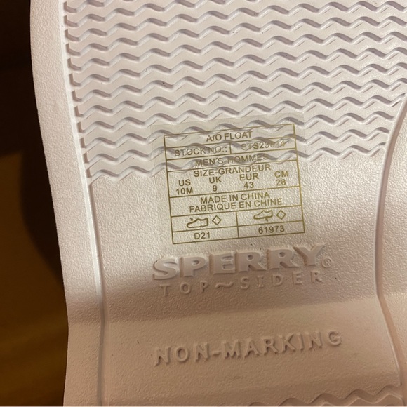 Sperry Float Vanilla Sprinkle Men’s Loafer size 10 - Picture 6 of 8